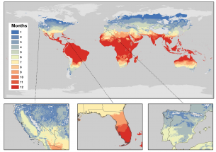 New study shows where there may be establishment of citrus greening