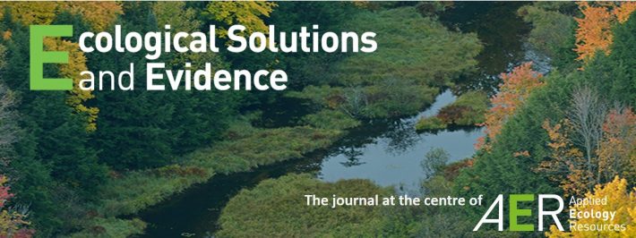 Ecological Solutions and Evidence is the journal at the centre of Applied Ecology Resources.