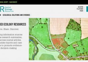 Bridging the knowledge gap: a new platform for Applied Ecology Resources